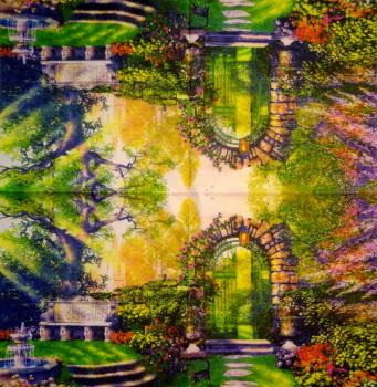 198 Garden - 3-ply - Thomas Kinkade